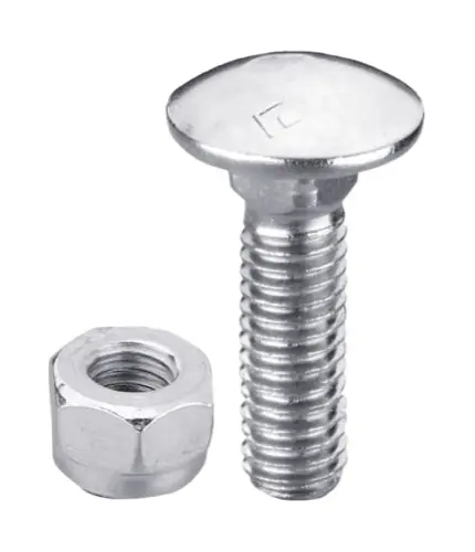 Bolt M8x1,25x30 m. Mutter - galvanisert - JDD Utstyr