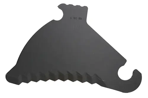 Rundballekniv til Krone L: 334mm, B: 226mm, T: 5mm 