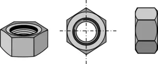 Mutter M20 til ukjent merke Kvalitet 10.9, gjenge M20