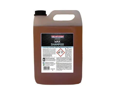 Selaclean Proff Wax Shampoo 5 l Til b&#229;de bil og b&#229;t
