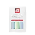 Autoglym Glass &amp; Screen Cloths 3 pk. Rengj&#248;r Skjermer og Glass Lofritt