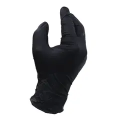 Svarte Nitrilhansker 3,5 s M