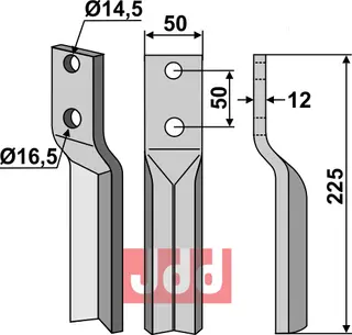 Fres kniv Krone