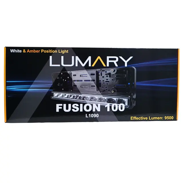 Lumary Fusion 100 LEDbar med skiltplate Høydejustering |  DT4 kontakt | Parklys 