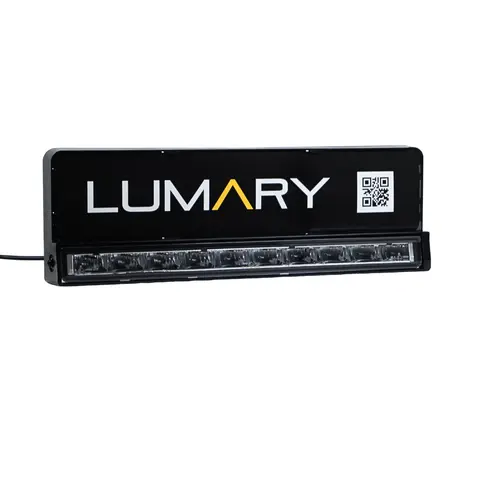 Lumary Fusion 100 LEDbar med skiltplate H&#248;ydejustering |  DT4 kontakt | Parklys