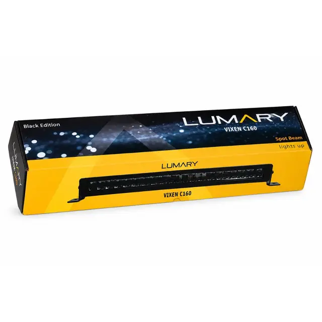 Lumary Vixen C160 20" kurvet LEDbar160w Black edition | parklys | 13 800 Lumen 