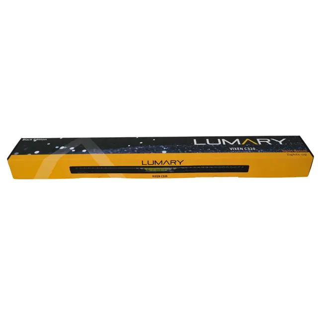 Lumary Vixen C320 40" kurvet Ledbar 320w Black edition | Parklys | 1 Lux @ 857 m 