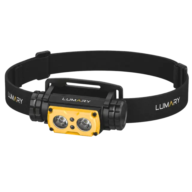 Lumary Edge HL 2000 hodelykt Oppladbar | 2000 lumen 