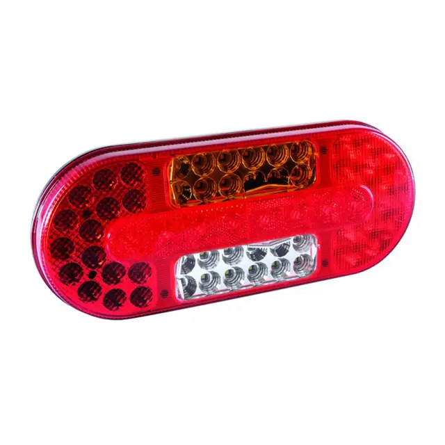 12 og 24 Volt LED baklampe til biltilhenger for høre sidel