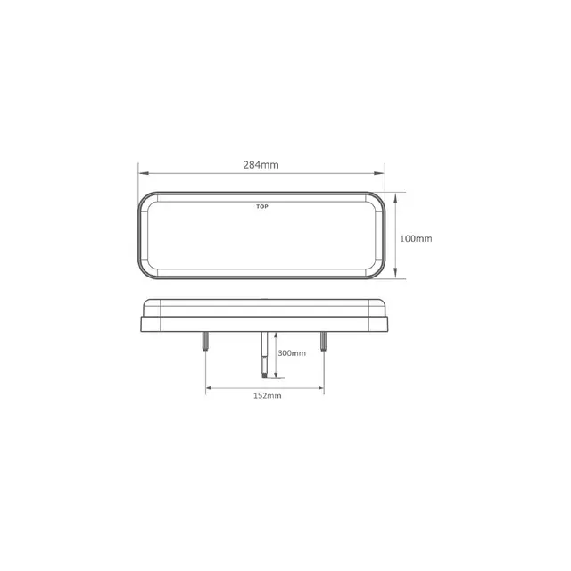 LED multifunskjon baklys - JDD Utstyr