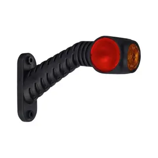 LED markeringslys med lang arm for høyre side hvitt, rødt og gult lys