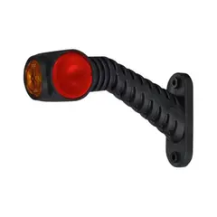 LED markeringslys med lang arm for venstre side hvitt, rødt og gult lys