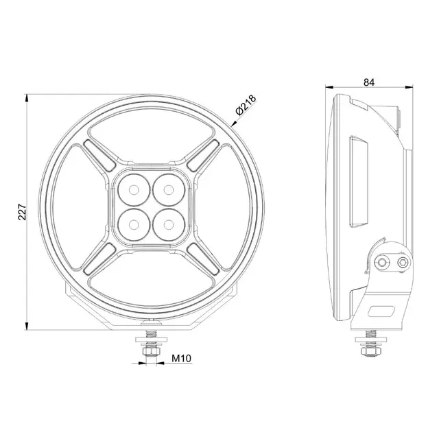 Lumary Cronos 9 ekstralys med 12 000 lumen til bil og lastebil