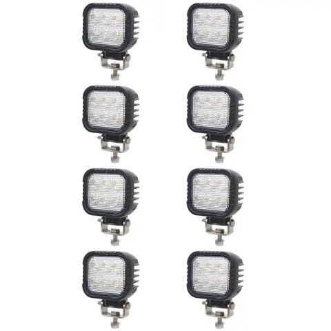 Arbeidslys Lumary Rotate 60 Firkantet Flood, 5100 lm, 5500K for 12 og 24 volt