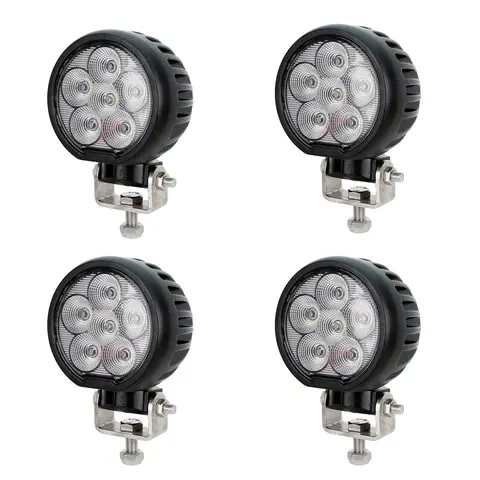 &#216;konomipakke med 4 stk Lumary Rotate 60 Runde arbeidslys med 20400 lumen