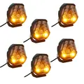 6stk Lumary Illuminator 200 9&quot; ekstralys Varsellys R65, 200 watt, 1 lux 605m