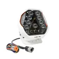 Lumary Illuminator 200 ekstralys m. park 200 watt hvit med varsellys og sidelys