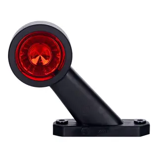 R&#248;dt og hvitt sidemarkeringslys Med 2 stk LED, 12 og 24V, h&#248;yre side