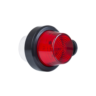 To-farget markeringslys med skr&#229; arm Med 10 stk LED, 12 og 24V, universal