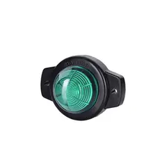 Lite, grønt markeringslys 1 stk LED, 12 og 24V