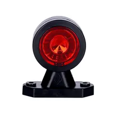 Rødt og hvitt sidemarkeringslys Med 2 stk LED, 12 og 24V, kort arm