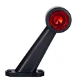 Rødt og hvitt sidemarkeringslys Med 2 stk LED, 12 og 24V, venstre side