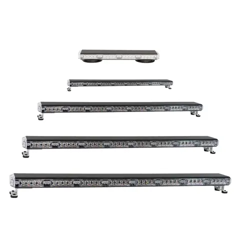 Lumary Blaze Varsellysbjelke Black Line 52cm-147cm, nattsenking, Nano LED