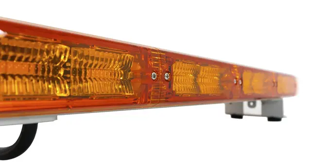 Varsellysbjelke LUMARY Guardian 106cm Silver line med oransje glass