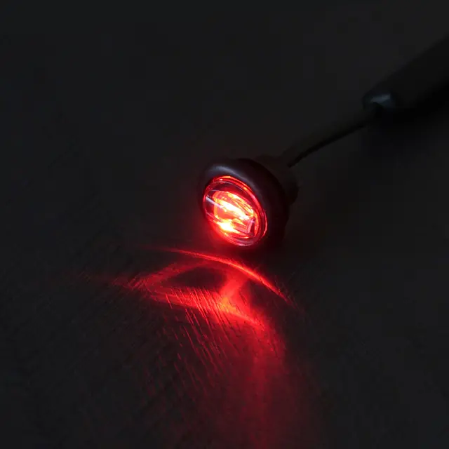 Lumary Nyx posisjon og varselys blått Med alle godkjenninger for 19mm hull 