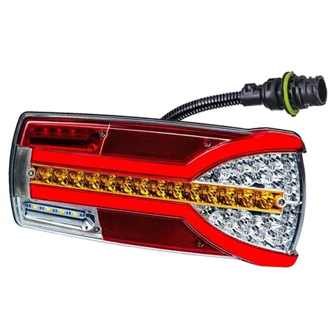 Carmen multifunksjonell h&#248;yre baklykt 12 og 24V, 83 LED, 7 funksjoner