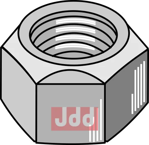 LåsemutterM12 - DIN980 galv. 10.9 - JDD Utstyr