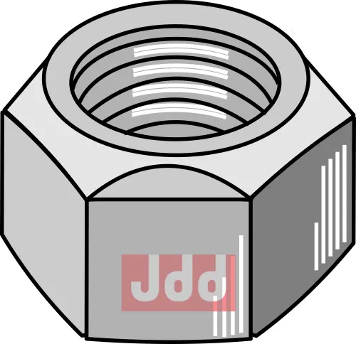LåsemutterM16 - DIN980 galv. 10.9 - JDD Utstyr