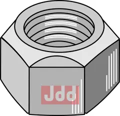 LåsemutterM20 - DIN980 galv. 10.9