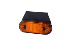 Horpol sidemarkeringslys oransje Med refleks og holder