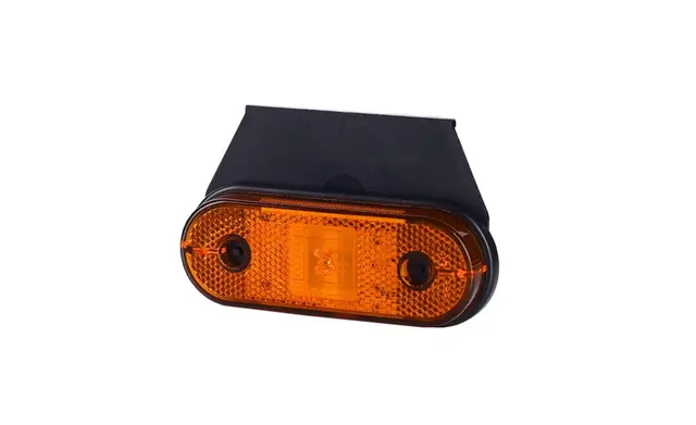 Horpol sidemarkeringslys oransje Med refleks og holder 