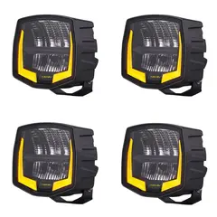 4 stk Lumary arbeidslys No Glare 72 Blendefri optikk