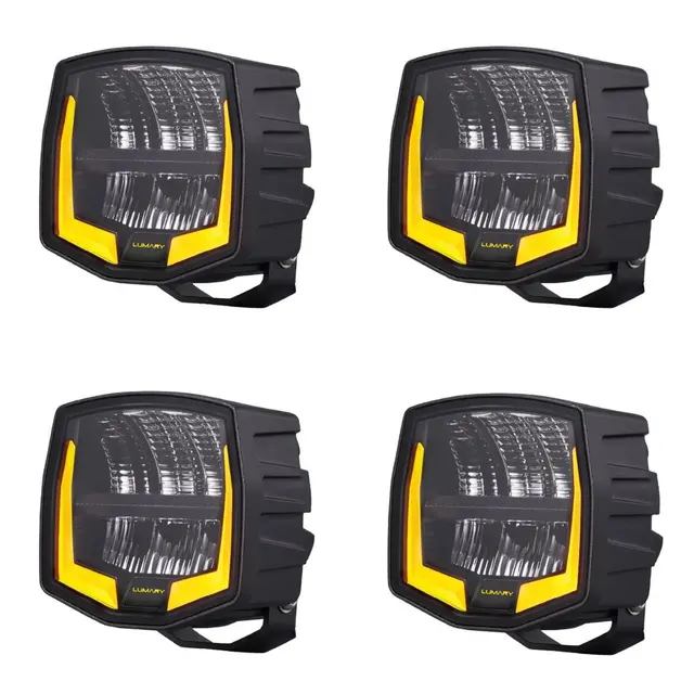 4 stk Lumary arbeidslys No Glare 72 Blendefri optikk 