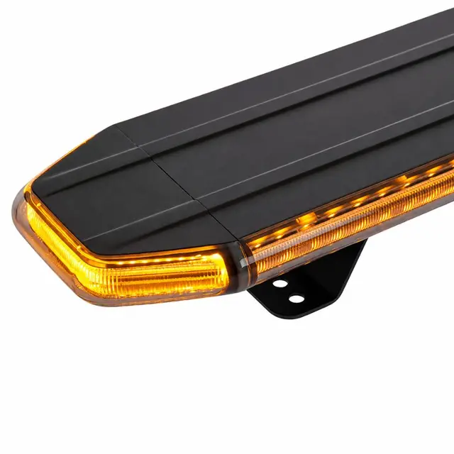 Lumary Onyx 118 Slim Varsellysbjelke Sotet glass, Lengde 118cm 