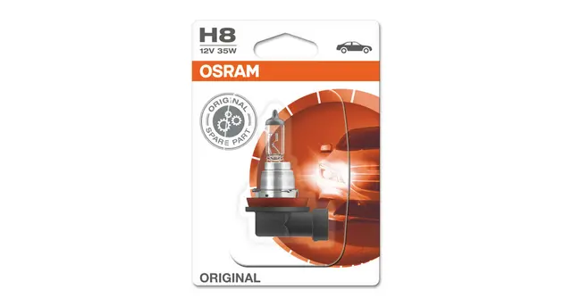 Osram H8 12 volt 35W halogen pære - JDD Utstyr