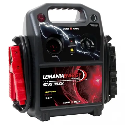 Lemania Startbooster Proff 12-24V 6200A 6200 A Den mest solgte kraftpakka
