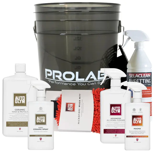 Autoglym komplett vaskepakke Tar deg hele veien - Ren, beskyttet bil 