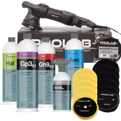 Prolab+ Komplett Båtpleie pakke Alt du trenger for en skinnene båt