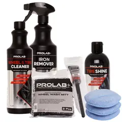 Prolab+ Dekk og felg pakke Alt du trenger til en felg vask