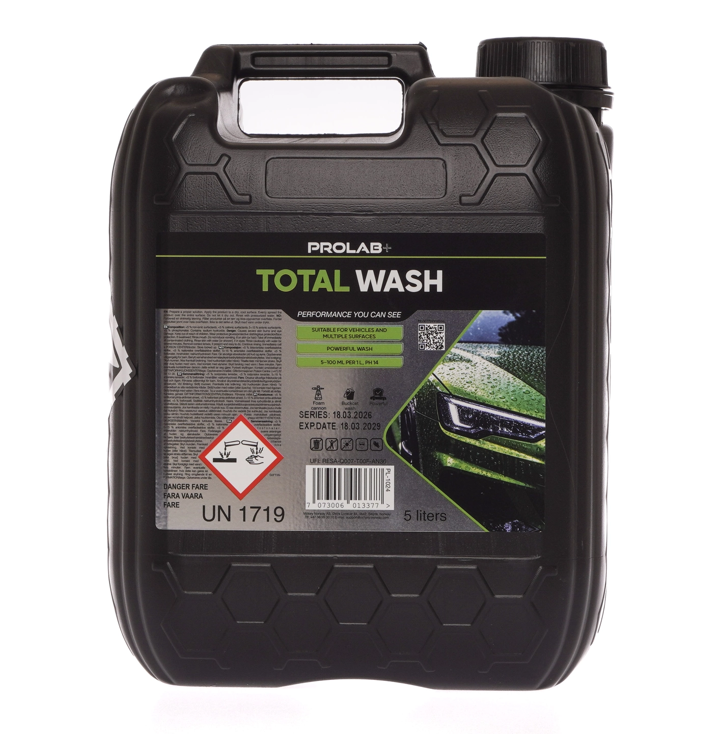 Prolab+ Total Wash Kraftvask for nyttekjøretøy 5 L