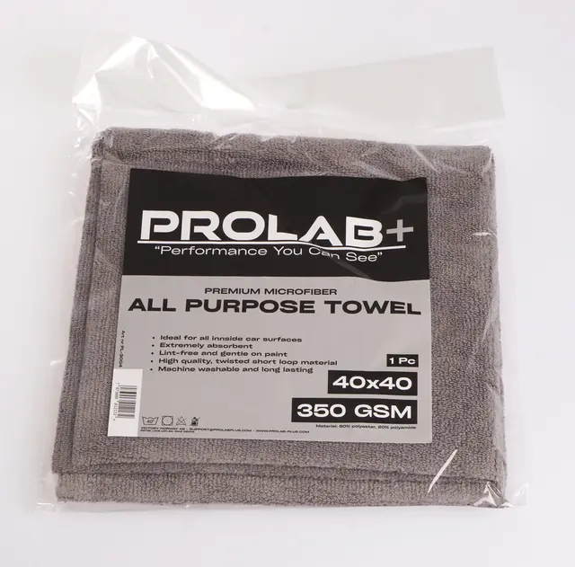 Prolab+ All purpose towel 350 GSM, 40x40 