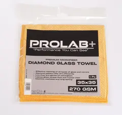 Prolab+ Diamond glass towel 270 GSM, 40x40