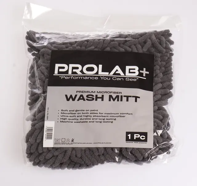 Prolab+ Wash mitt Vaskehanske i mikrofiber 