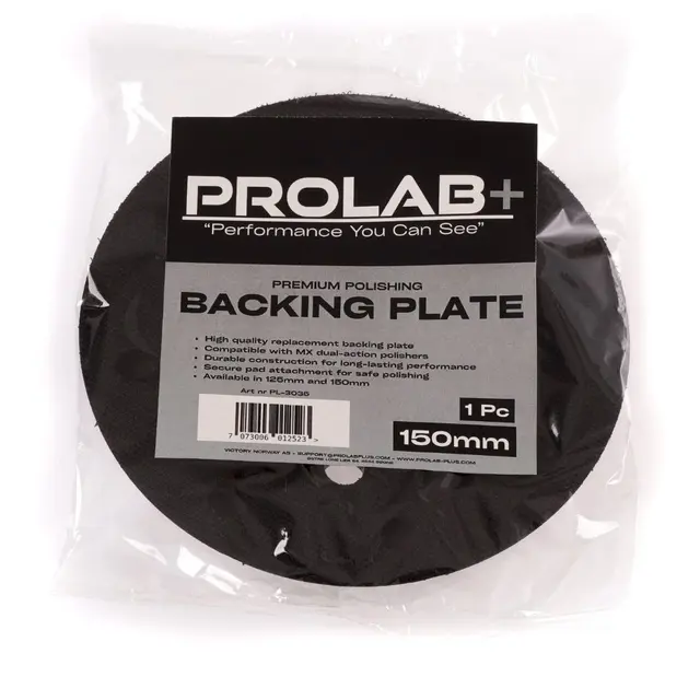 Prolab+ MX bakplate 150mm Reserve bakplate til MX poleringsmaskin 