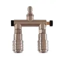 Prolab+ 2-i-1 hurting adapter kort/kort Self-lock champion hurtigkobling