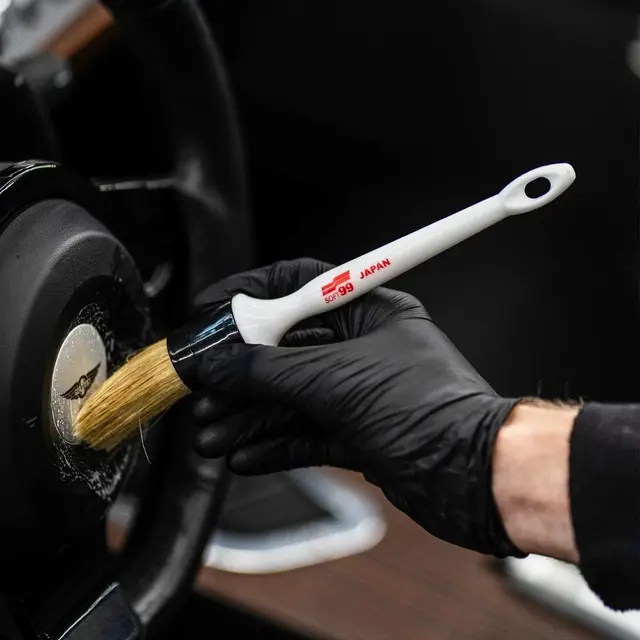 Soft99 Interior Brush Black Detailing børste 24 mm 